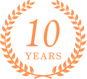 10YEARSのロゴ